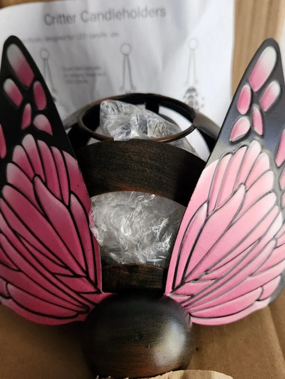 Citter Candleholder Butterfly LED Candle Use Hanging Chain & LED candle Included